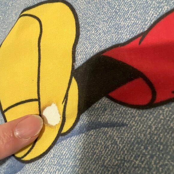 Disney Vintage Mickey Mouse Fitted & Flat Sheet And Pillow Case Alarm Clock Yawn - Picture 9 of 13